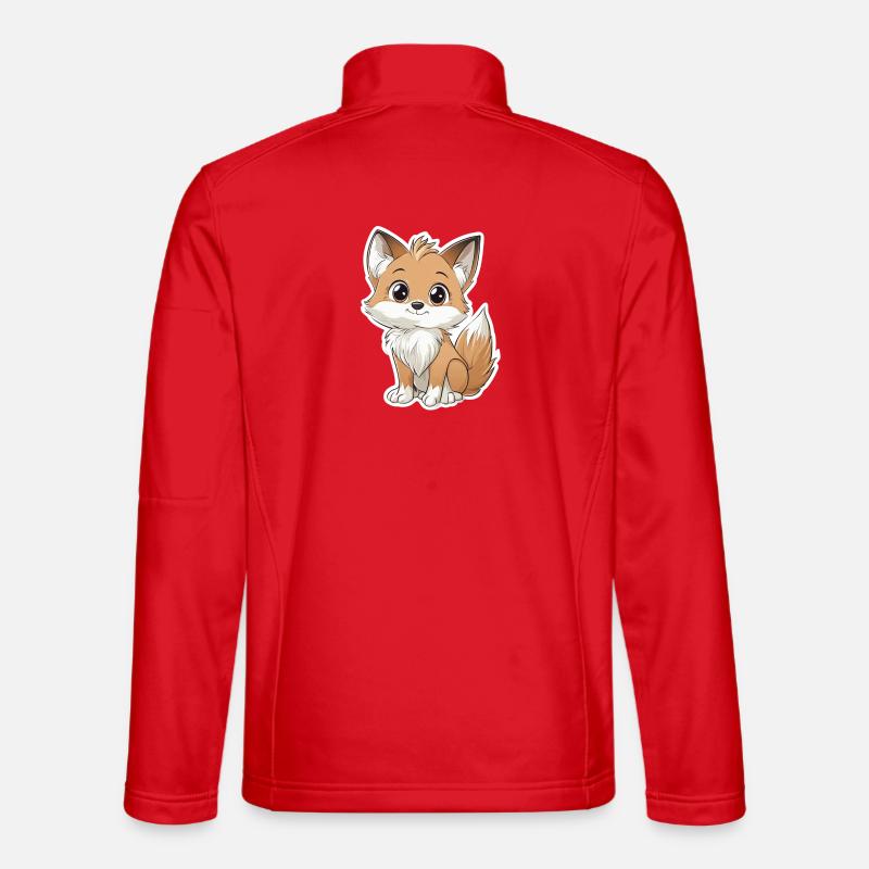 Fuchs - Unisex Softshelljacke - Rot