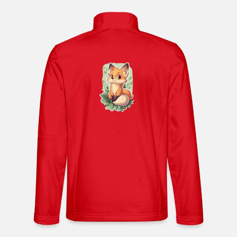 Fox - Unisex Softshell Jacket - red
