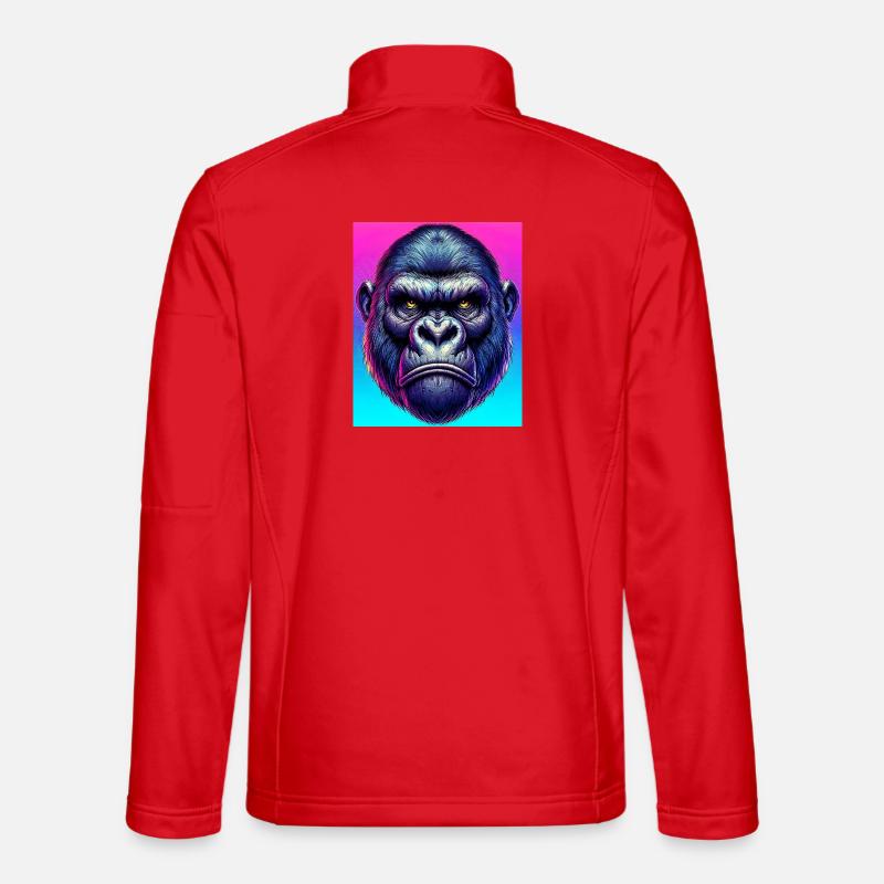 Gorilla - Unisex Softshelljacke - Rot