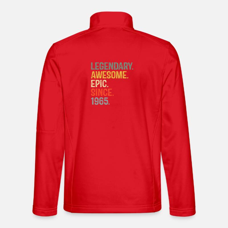 Legendary Epic Since 1965 Typography Unisex Softshell Jacket