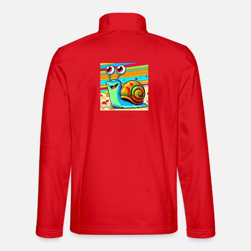 Snail - Unisex Softshell Jacket - red