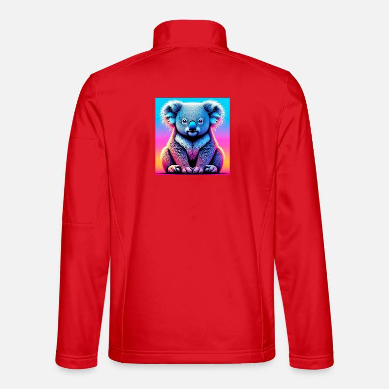 Koala - Unisex Softshelljacke - Rot