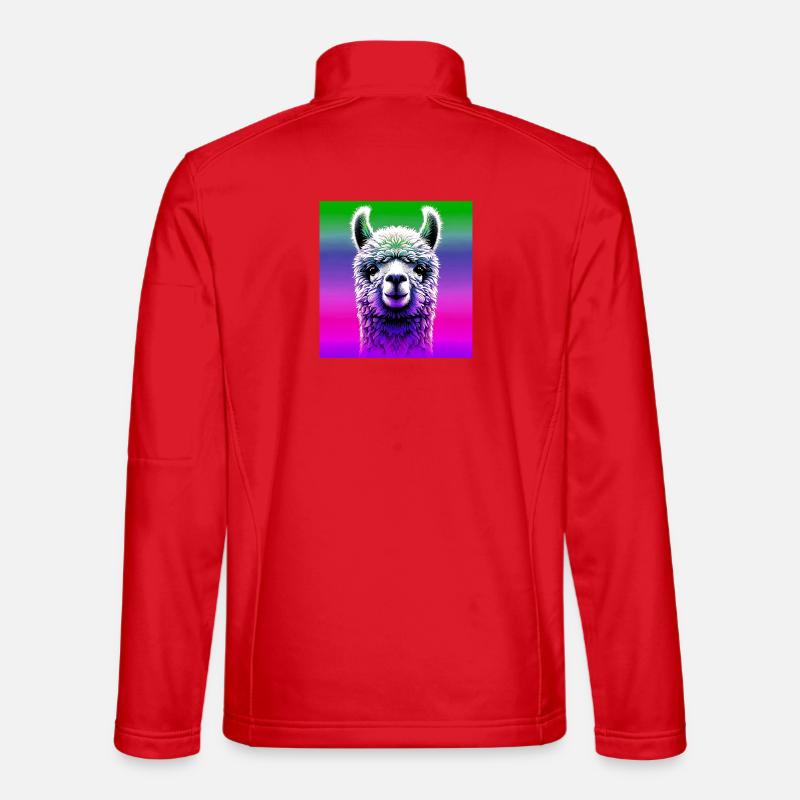 Alpaka - Unisex Softshelljacke - Rot