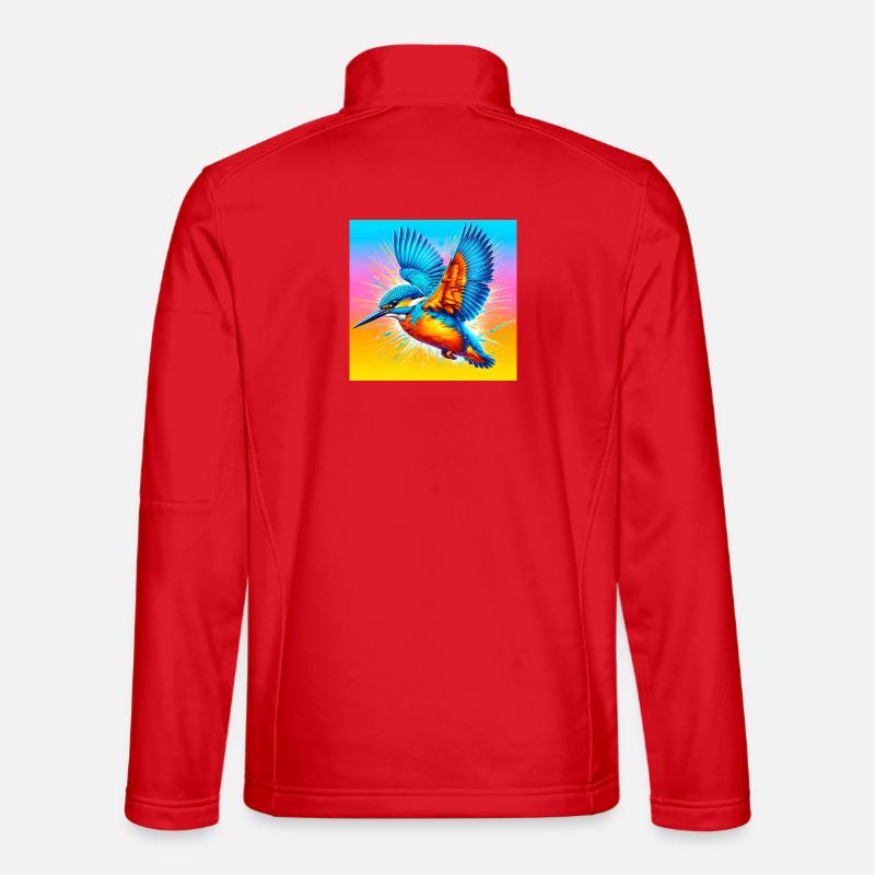 kingfisher - Unisex Softshell Jacket - red