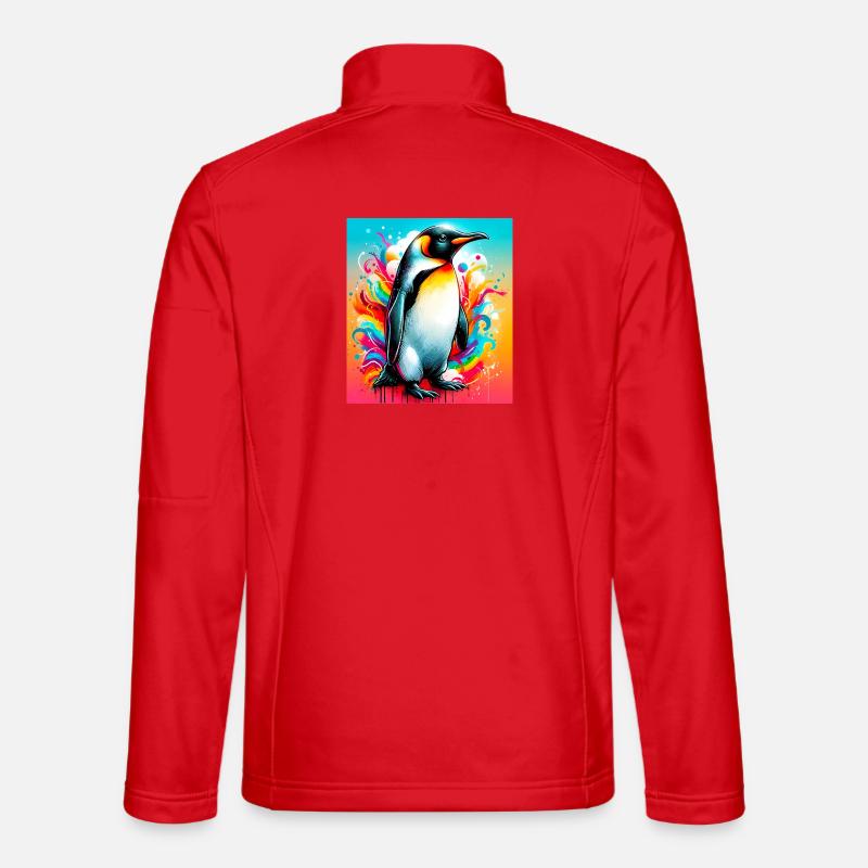 penguin - Unisex Softshell Jacket - red
