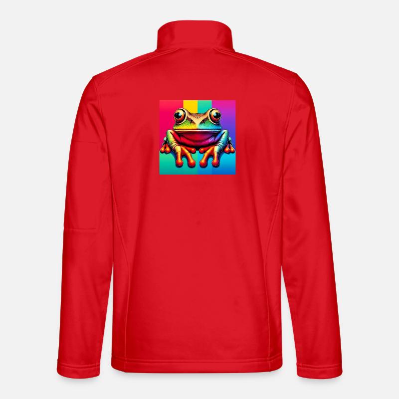 frog - Unisex Softshell Jacket - red