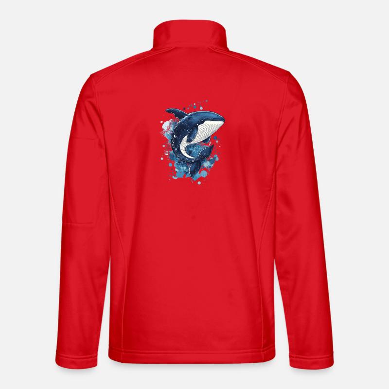 Wal - Unisex Softshelljacke - Rot