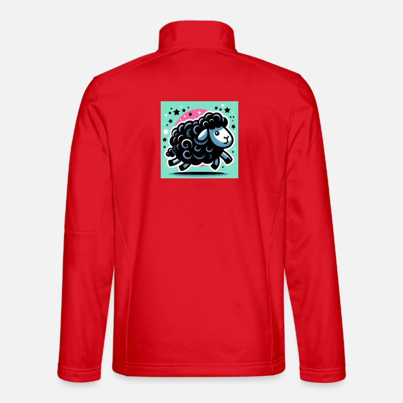 Schwarzes Schaf Unisex Softshelljacke