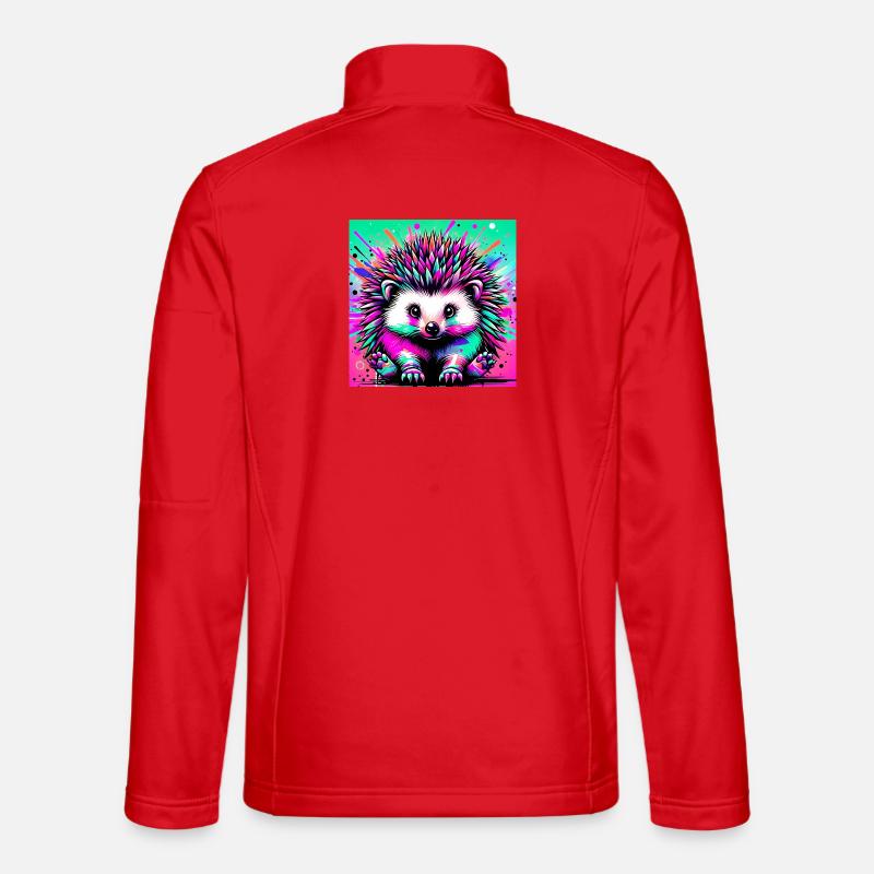 Igel - Unisex Softshelljacke - Rot