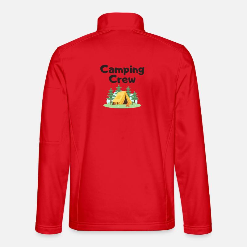 Conception de tente de camping d’aventure Veste en tissu softshell Unisexe