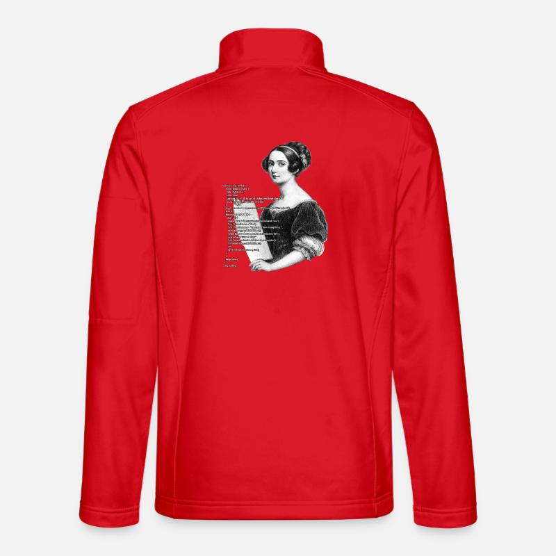 Ada Lovelace Ästhetische Malerei - Unisex Softshelljacke - Rot