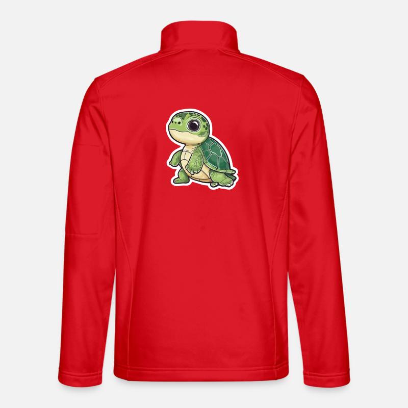 Turtle - Unisex Softshell Jacket - red