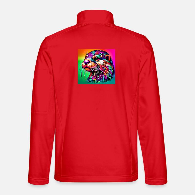 otter - Unisex Softshell Jacket - red