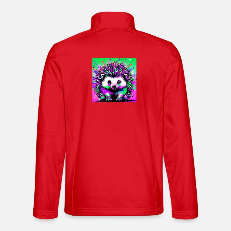Igel - Unisex Softshelljacke - Rot
