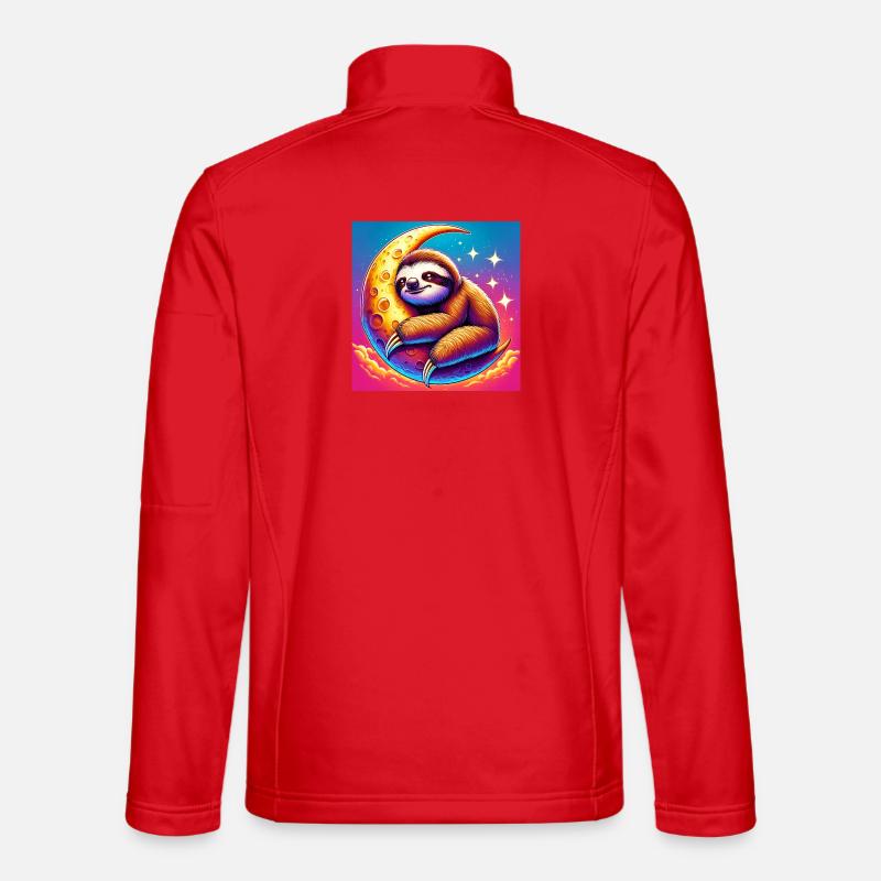 sloth - Unisex Softshell Jacket - red