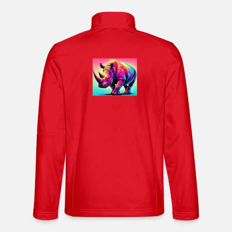 Nashorn - Unisex Softshelljacke - Rot