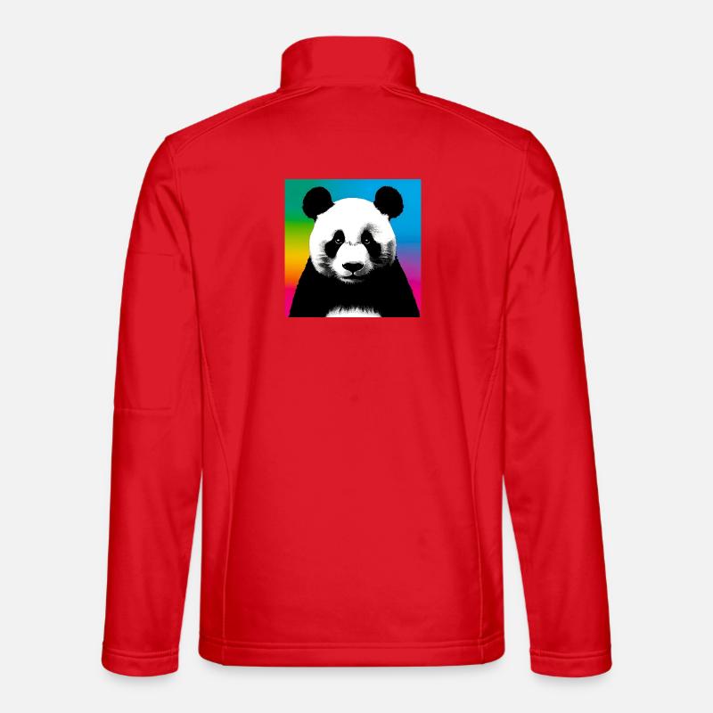 Panda - Unisex Softshelljacke - Rot