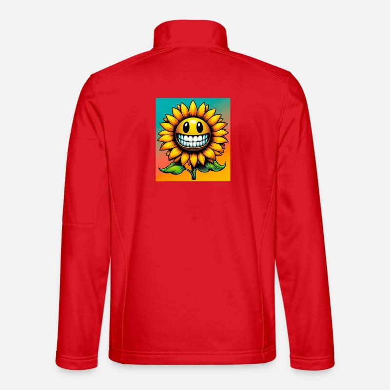 Sonnenblume Unisex Softshelljacke
