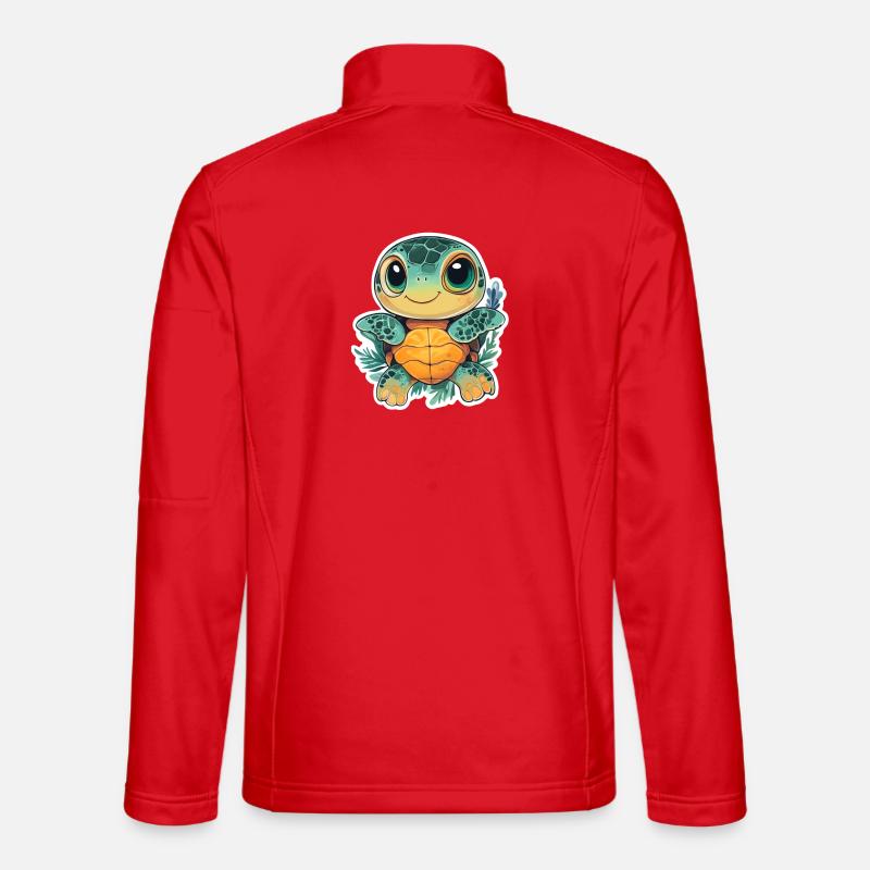 Turtle - Unisex Softshell Jacket - red