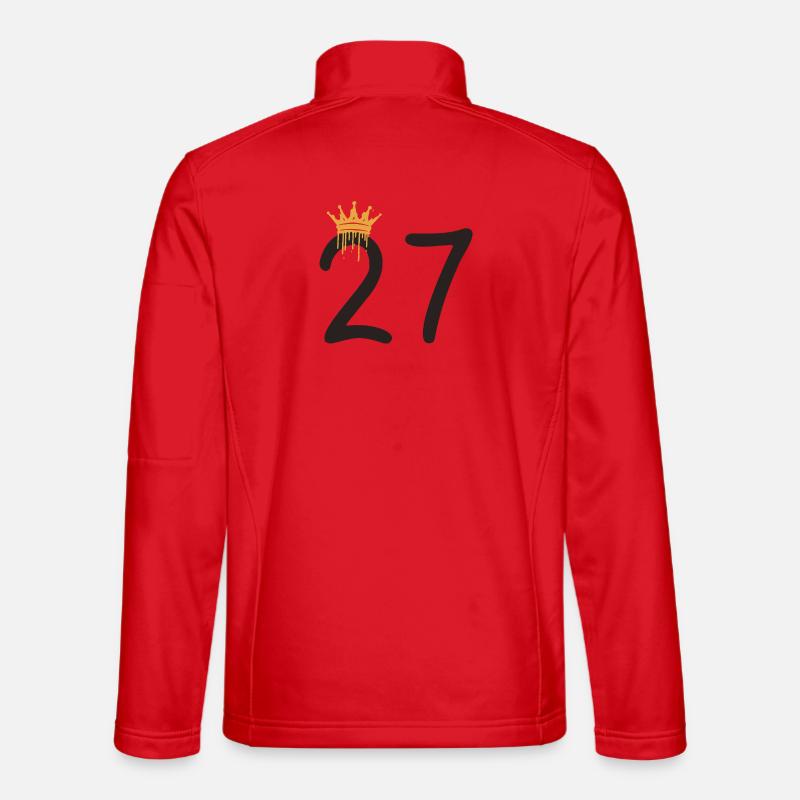 27 - Unisex Softshell Jacket - red