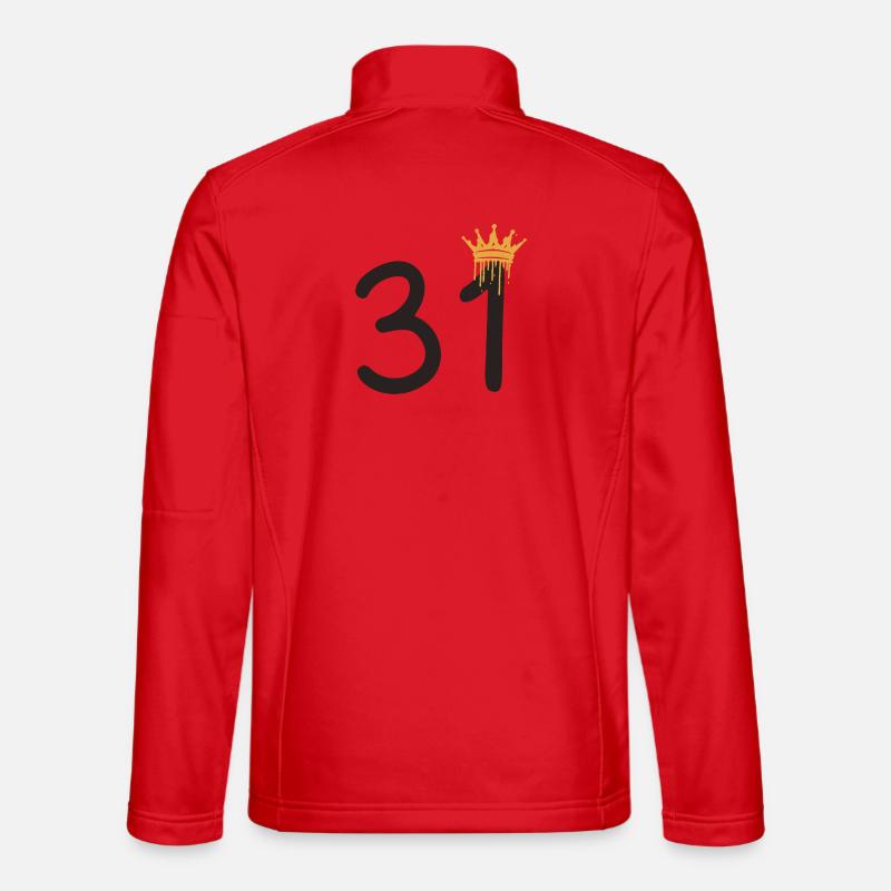 31 - Unisex Softshell Jacket - red