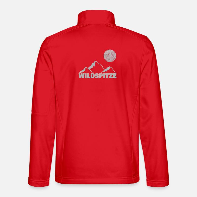 Wildspitze - Unisex Softshell Jacket - red