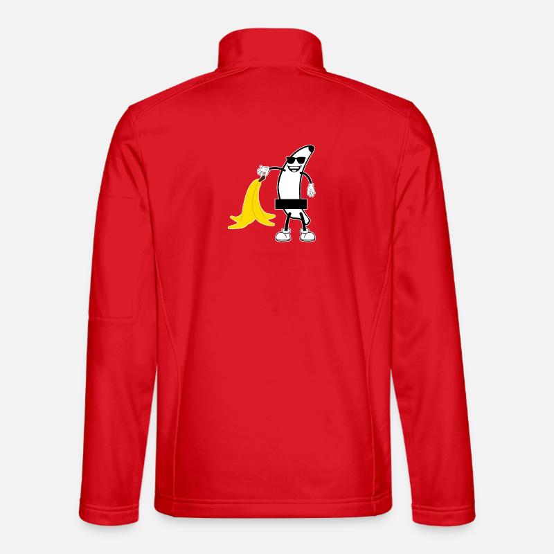 Party-Banane - Unisex Softshelljacke - Rot