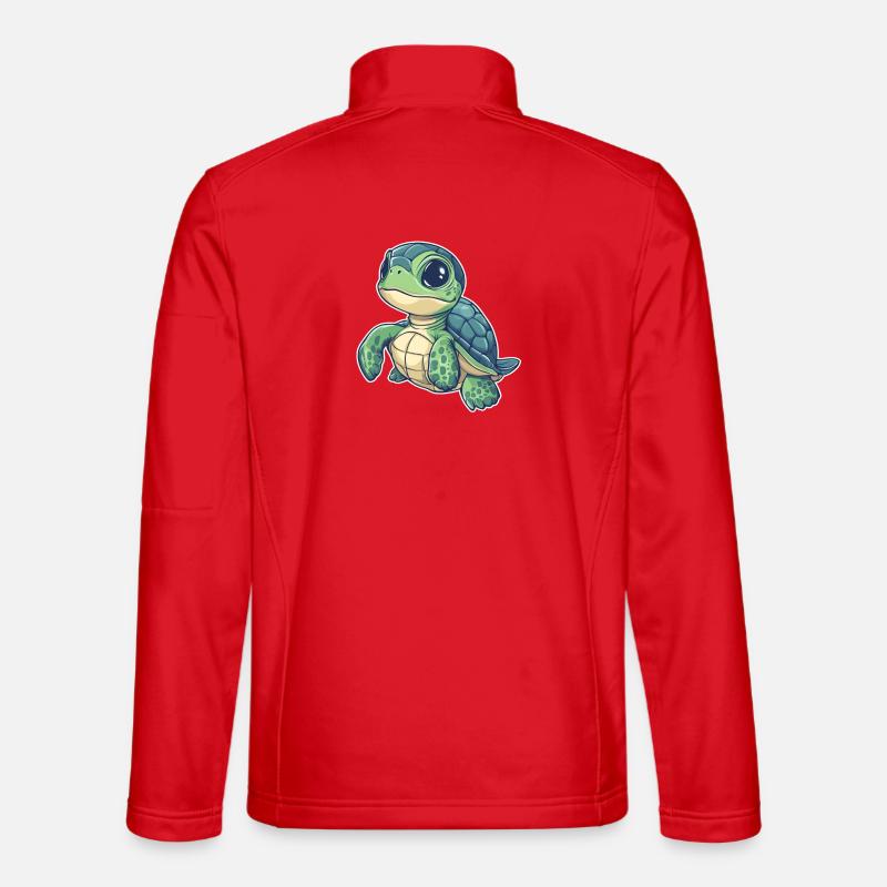 Turtle - Unisex Softshell Jacket - red