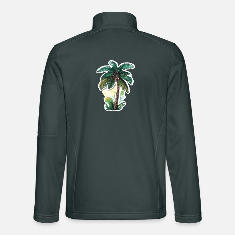 Palm tree Unisex Softshell Jacket