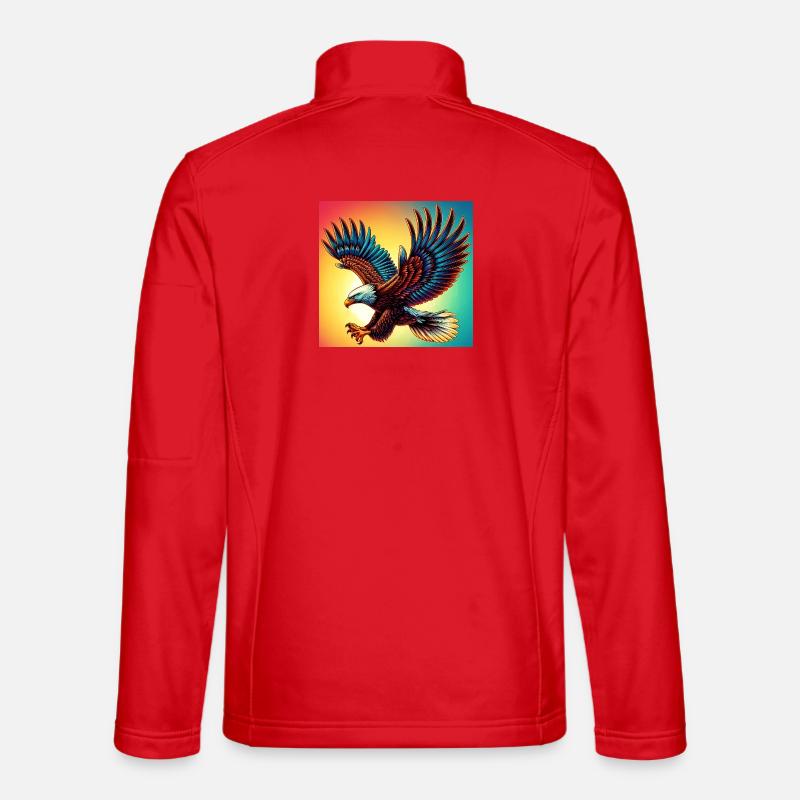 eagle - Unisex Softshell Jacket - red