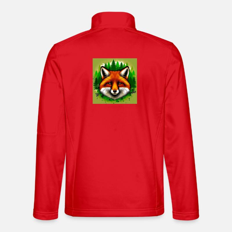 Fuchs - Unisex Softshelljacke - Rot