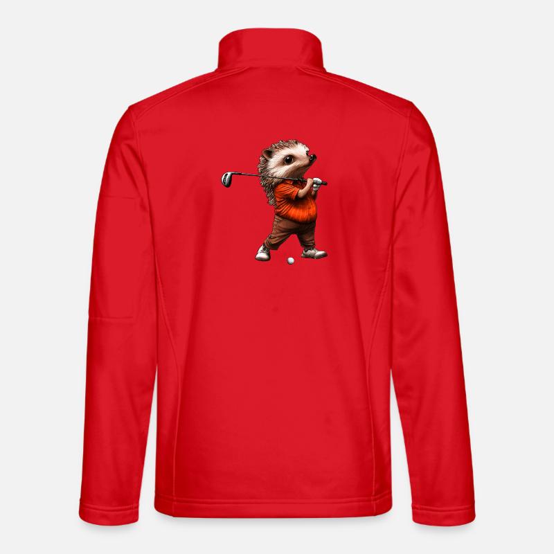 Golf Igel - Unisex Softshelljacke - Rot