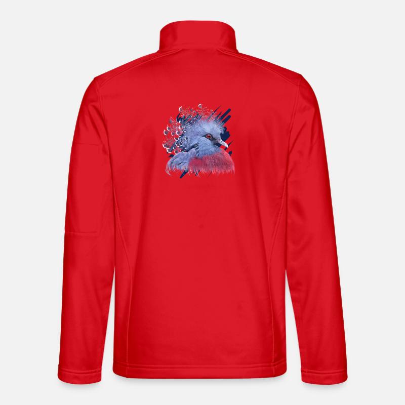 Krontaube - Unisex Softshelljacke - Rot