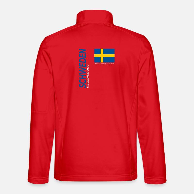 Helsingborg - Unisex Softshell Jacket - red