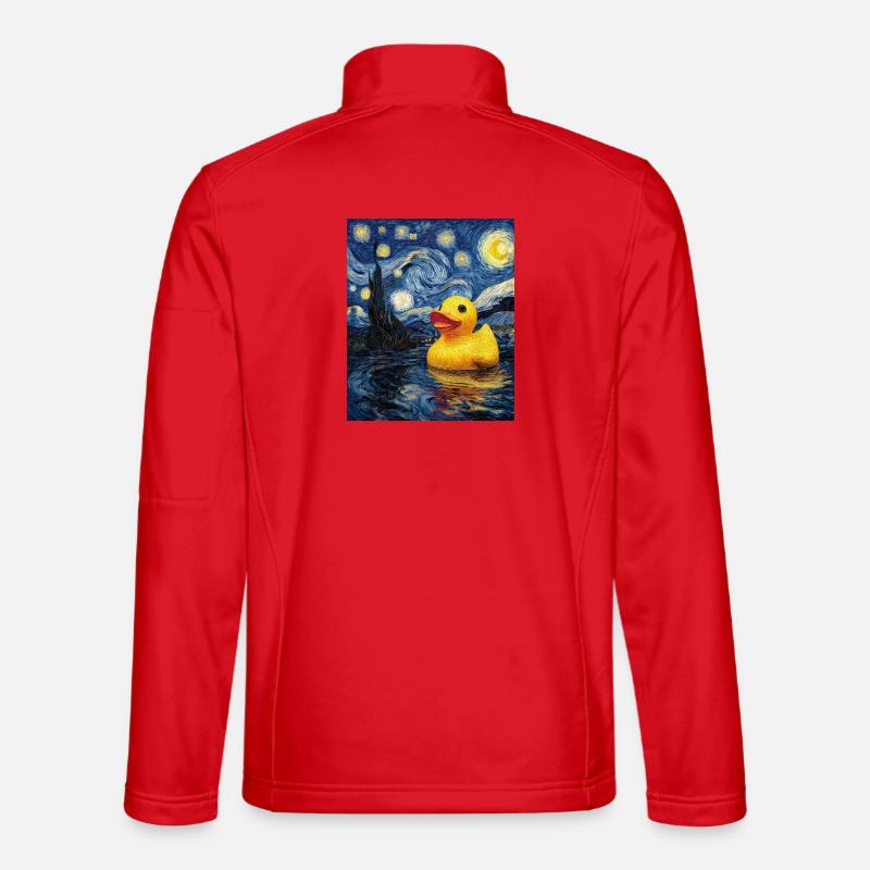 Quietscheentchen - Unisex Softshelljacke - Rot