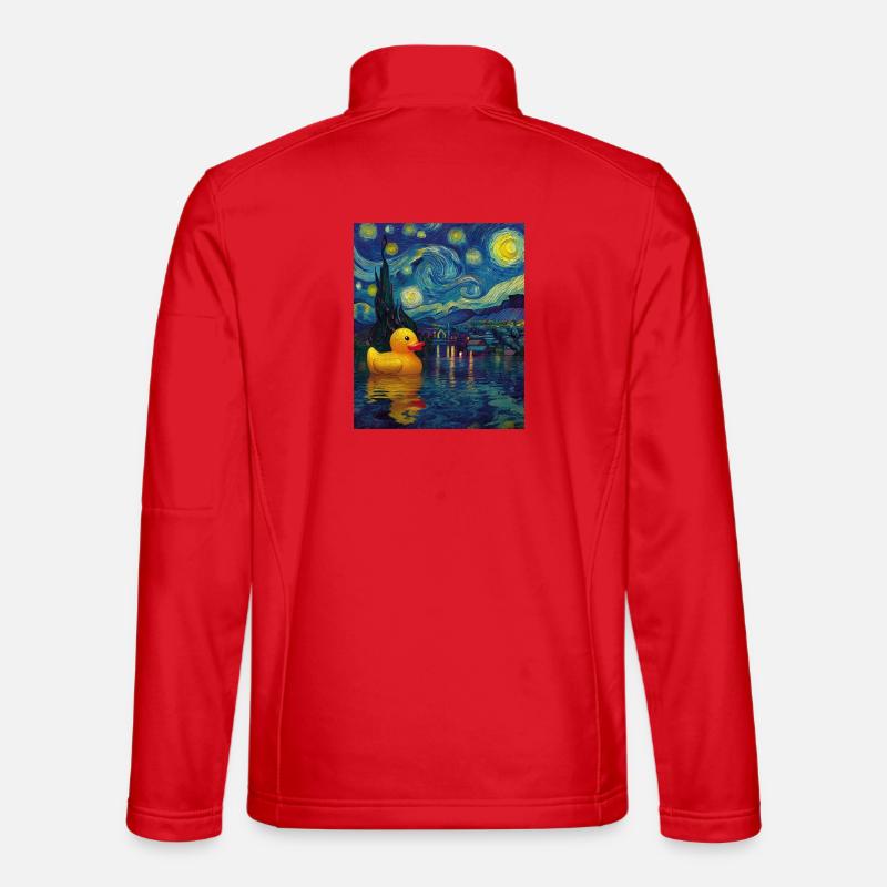 Quietscheentchen - Unisex Softshelljacke - Rot