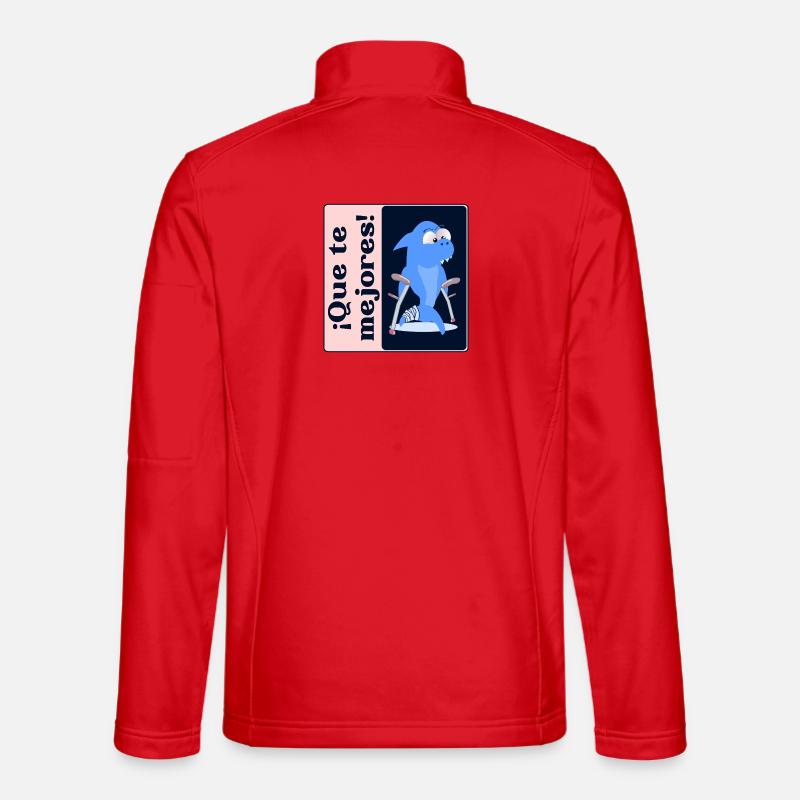 Make yourself better Sea Creatures - Unisex Softshell Jacket - red