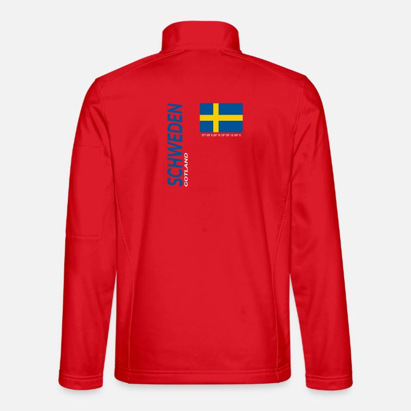 Gotland - Unisex Softshelljacke - Rot
