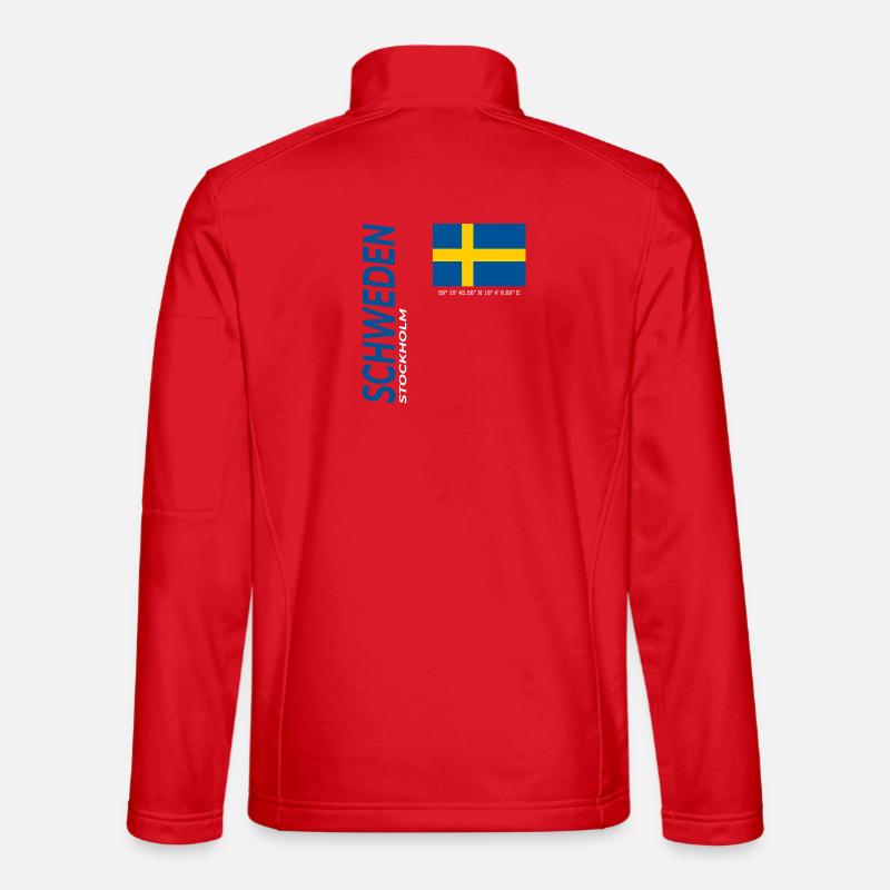 Stockholm - Unisex Softshelljacke - Rot