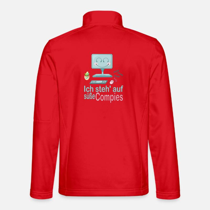 I'm into cute computers Unisex Softshell Jacket