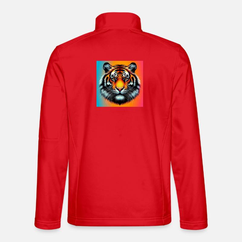 tiger - Unisex Softshell Jacket - red