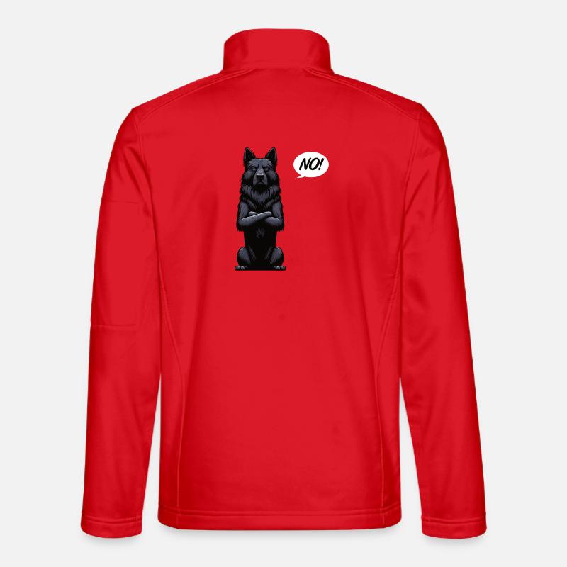 No Black Shepherd Shepherd Owner - Unisex Softshell Jacket - red