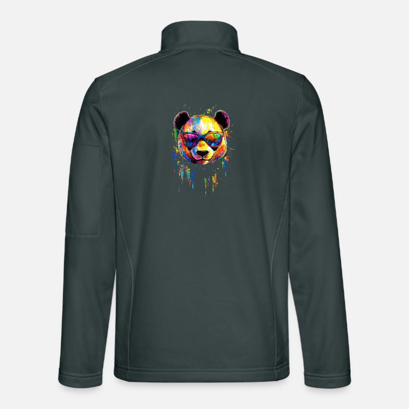 Panda Ours Pandas Géants Panda Géant Mignon Panda Ours Panda Veste en tissu softshell Unisexe