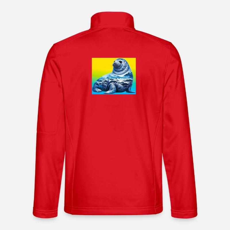 Phoque Veste en tissu softshell Unisexe