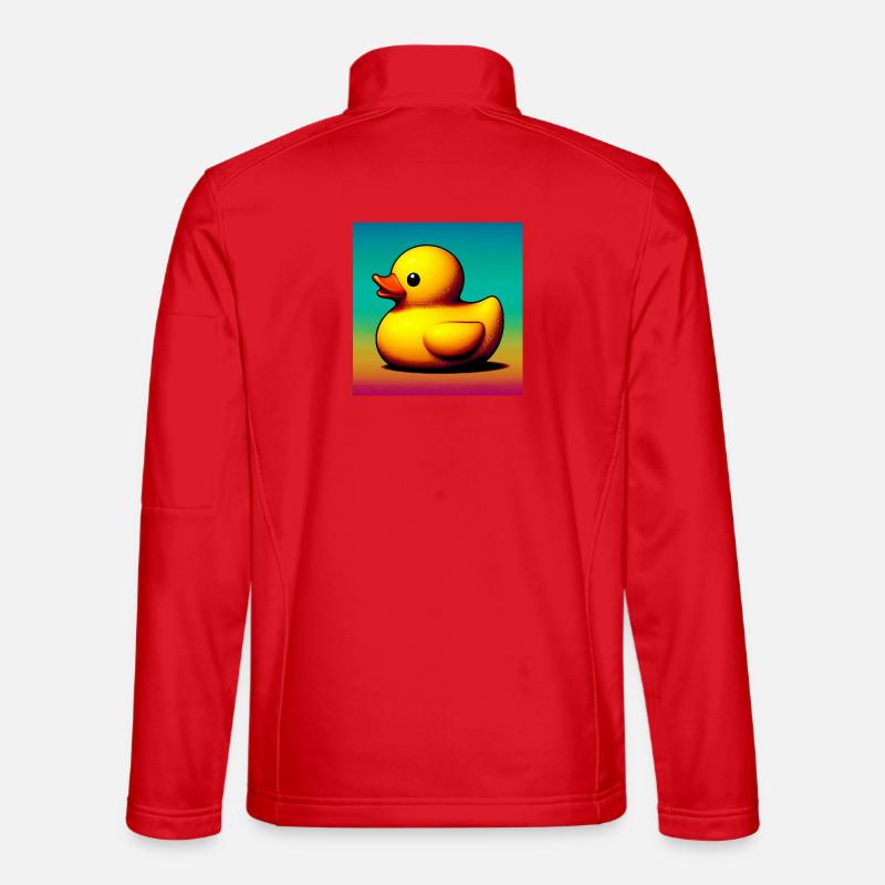 Duckling Duck Duck Duck - Unisex Softshell Jacket - red