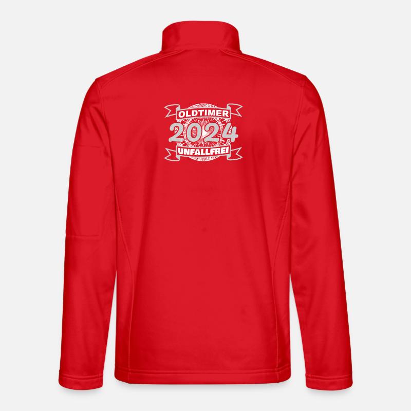 Oldtimer 2024 - Unisex Softshelljacke - Rot