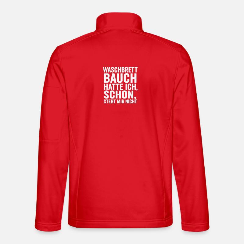 Waschküche Humor Spruch - Unisex Softshelljacke - Rot
