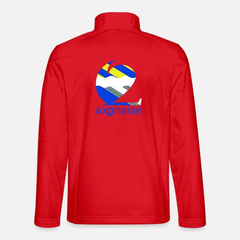Axonaise - Unisex Softshell Jacket - red