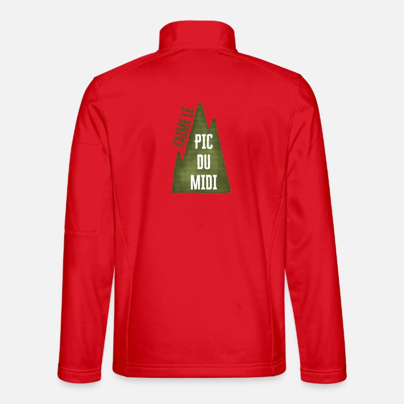 J'aime le PIC DU MIDI Veste en tissu softshell Unisexe