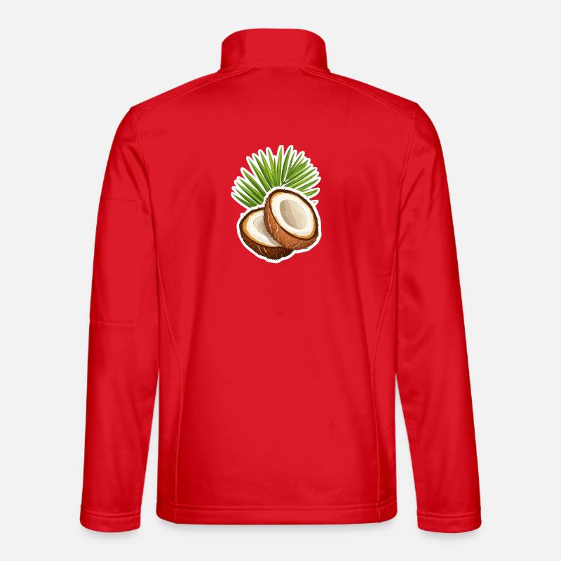 Kokosnuss Coconut - Unisex Softshelljacke - Rot